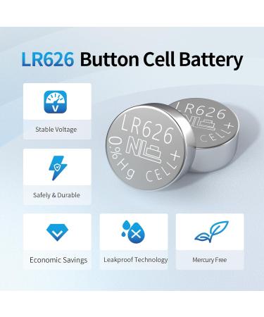 Buy 377 SR626SW Batteries | 376 LR626 AG4 1.5V Alkaline Coin Cells | 10 Count Pack for Long-Lasting Power - Buy Online on GoSupps.com