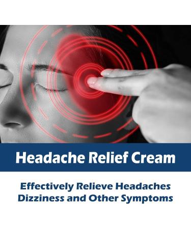 Migraine Relief Cream - Herbal Extracts for Headache, Stress, and Muscle Relaxation - Travel Size for Adults - Buy Online on GoSupps.com
