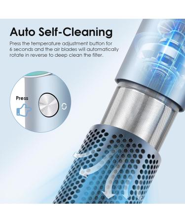 YASHE HD-896 Hair Dryer 110 000 RPM High-Speed Brushless Motor Low Noise Fast Drying 22m/s Hairdryers for Women & Men 1 Diffuser and 2 Concentrator Negative Ionic Blow Dryer for Salon Home Travel - Buy Online on GoSupps.com