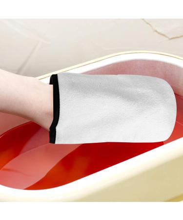 FRCOLOR 1 Pair Paraffin Wax Gloves Nail Art Mitts Moisturizing Manicure Heated Hand Gloves Nail Tools for SPA Treatment Hand Heat Therapy Black - Buy Online on GoSupps.com