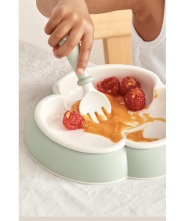 BabyBj rn Baby Feeding Set 4 pcs Powder green - Buy Online on GoSupps.com