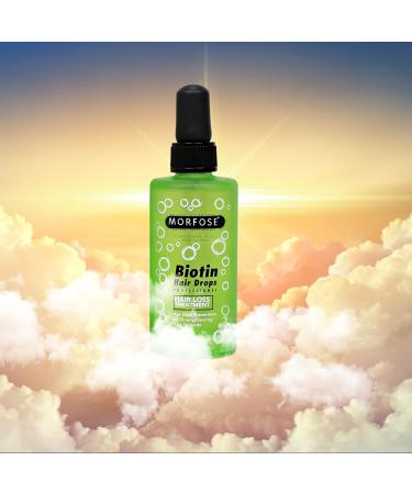 Morfose Biotin Hair Drop - Nourishing Hair Care for Growth & Strength | All Hair Types | 3.38 Fl Oz - Buy Online on GoSupps.com