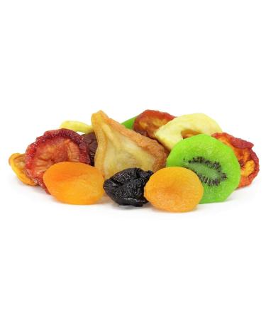 Dried Mixed Fruit with Prunes by It's Delish, 5 lbs Bulk | Snack Mix of Prunes, Apricots, Plums, Apple Rings, Nectarines, Peaches, Pears, Kiwi Slices 5 Pound (Pack of 1)