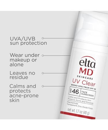 Buy EltaMD UV Clear Tinted Duo Kit - SPF Face Sunscreen for Sensitive Skin | Broad Spectrum Protection - International Shipping Available - Buy Online on GoSupps.com