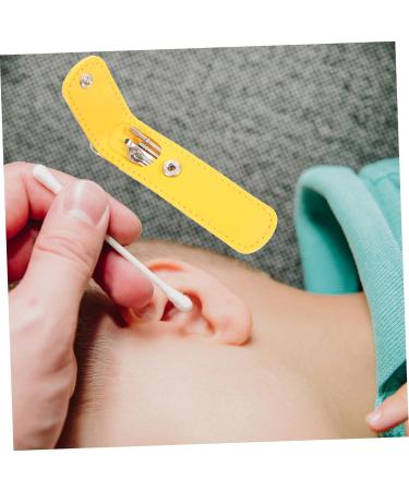 Buy Healvian 4 Set Ear Cleaning Tool | Portable Ear Wax Removal Kit | Safe Baby Ear Cleaner | FSA Approved Earwax Spoon Set - Black & Yellow - Buy Online on GoSupps.com