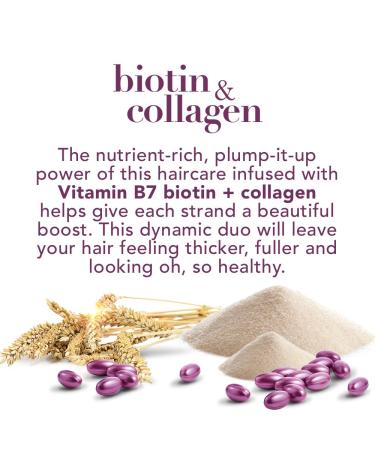 OGX Thick & Full Biotin & Collagen Shampoo & Conditioner Set 13 Fl Oz (Pack of 2) - Purple - Buy Online on GoSupps.com