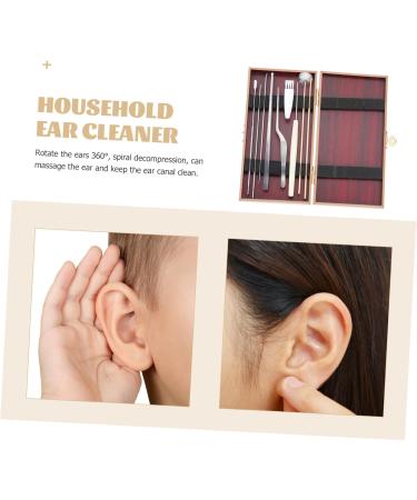 SEWOART 1Set Portable Ear Cleaner Household Wax Removal Kit Light and Durable Ear Wax Tools for Deep Cleaning and Ear Canal Massage - Buy Online on GoSupps.com