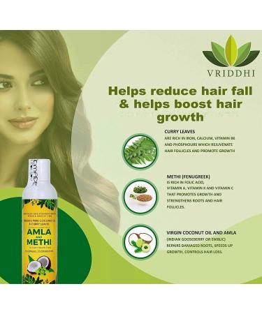  QURA QURA Amla Hair Oil with Methi (fenugreek) and curry leaves to reduce hair loss and rejuvenate hair follicles - Ayurvedic hair growth preservative-free and chemical-free - 100 ml - Buy Online on GoSupps.com