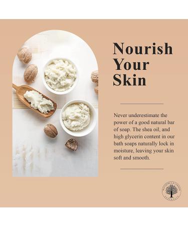 Wavertree & London English Rose 7oz Moisturizing Natural Soap Bar with Shea Butter - Set of 2 | French-Milled - Buy Online on GoSupps.com