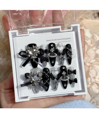 Handmade Wearing Nail and Nail Enhancement Removable False Nail and Nail Patch(Size:XS)