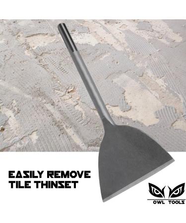 6 Wide SDS Max Chisel Bit - Industrial Grade Tile Grout Removal Tool - Buy Online on GoSupps.com