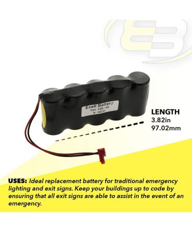 Buy Exell Emergency Lighting Battery TEIG T26000139 - Compatible with Beghelli & More | International Shipping Available - Buy Online on GoSupps.com
