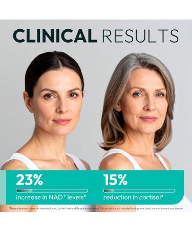 O'blossom Forever Young NAD+ Supplement - Clinically Studied NMN Resveratrol Formula with NADH Supplement - Boosts NAD+ in 14 Days Supports Healthy Aging Cognitive Function & Mitochondrial Health - Buy Online on GoSupps.com