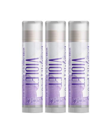 Violet Lip Balm - Set of Three