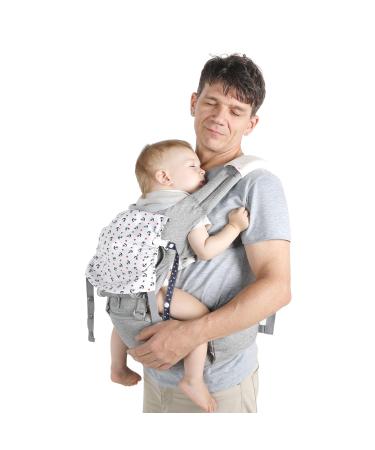 Lictin Advanced 6-in-1 Carrier- Ergonomic Convertible Face-in and Face-out Front and Back Carry for Newborns and Older Babies 8-70 lbs / 3.5-20 kg
