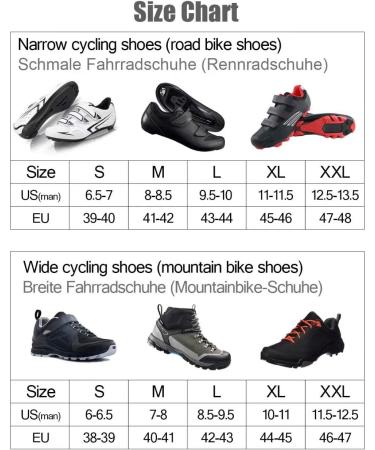 ROTTO Overshoes - Waterproof Bicycle Shoe Covers for Unisex Winter Cold Protection | MTB & Road Bike - Medium Black - Buy Online on GoSupps.com