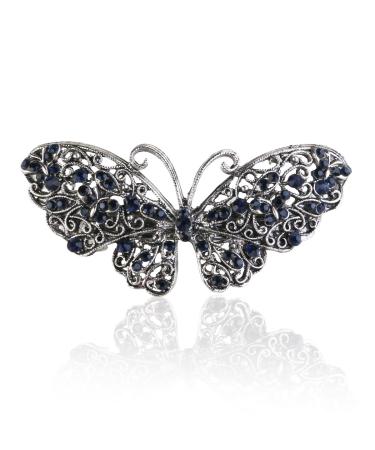 Frcolor Butterfly Hair Barrette Rhinestone Hair Clip Accessary for Women