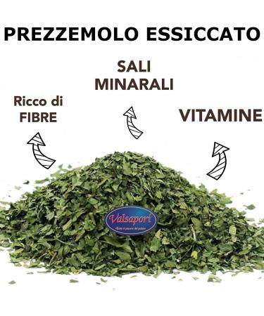  HOME LINE Sun-dried parsley leaves in a 250g pack - Sicilian culture | Gluten-free vegan | Aromatic spices - Buy Online on GoSupps.com