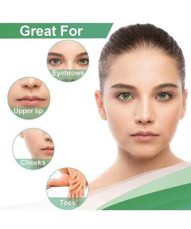 Charmonic Facial Wax Strips - 100 Count Hair Removal for Women - Waxing Strips for Face, Eyebrow, Upper Lip, Chin & Cheek - Painless Kit for All Skin Types - Buy Online on GoSupps.com