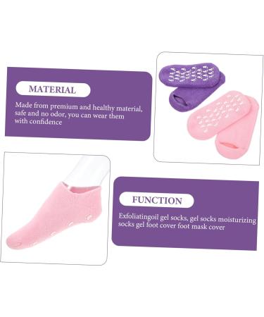 FOMIYES 6 Pairs Gel Socks Moisturizing Socks Spa Socks for Salon Moisturizing Foot Covers Foot Cover Socks Moisturizing Feet Socks Spa Use Socks Foot Caring Masks Foot Spa Socks Foot Masks - Buy Online on GoSupps.com