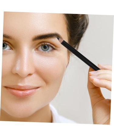 PLAFOPE 4pcs Wooden Eyebrow Pencil Brow Filler Pen Eyeliner Pencils Eye Brow Pencils for Women Brown Shaper - Buy Online on GoSupps.com