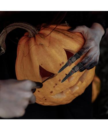 Buy Minkissy 5pcs Halloween Fake Claws - Scary Vampire & Zombie Nail Tips for Party Cosplay - Buy Online on GoSupps.com