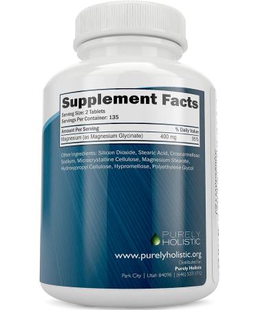 Magnesium Glycinate 400mg + Vitamin D3 125mcg K2 MK7 90mcg Bundle - 270 Tablets & 150 Capsules - Made in USA - Buy Online on GoSupps.com