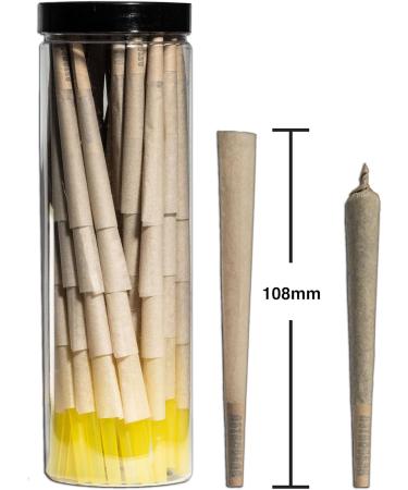ASTROBEAR | ast Organic Cones Pre-rolled King Size with Tips | 100 Pack | Unbleached | Unrefined | Slow Smooth Burning Rolling Paper - Buy Online on GoSupps.com