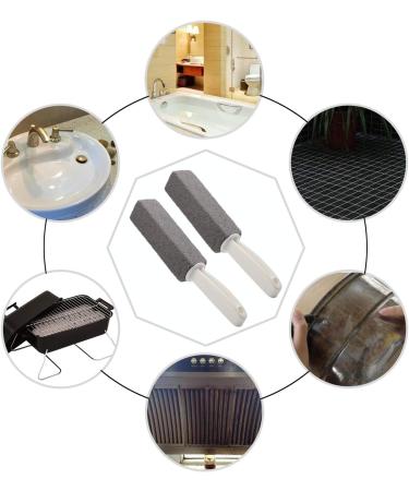 Mwoot Bimsstein Cleaning Stone Set - Toilet Bowl & Rust Remover Handle Included | Hard Water Ring & Grill Cleaner - Buy Online on GoSupps.com