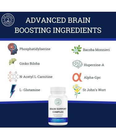 2nd Springs Magnesium Bisglycinate + Brain Support Complex Bundle | Focus Memory Calm Cognitive Function Muscle Relaxation & Daily Wellness - Buy Online on GoSupps.com