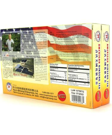 Hsu's Ginseng American Ginseng Tea 40ct | Cultivated in Marathon County Wisconsin | B000153R4A - Buy Online on GoSupps.com