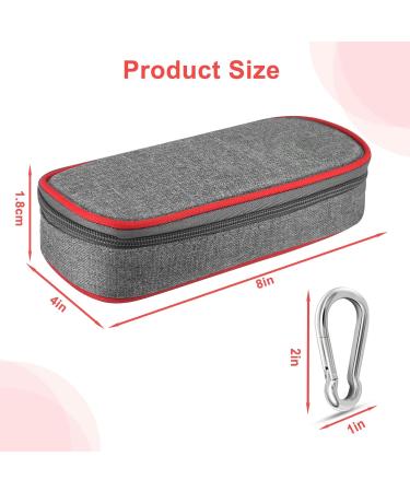 Insulin Cooler Travel Case Portable Diabetic Supplies Organizer Medication Cooler Bag with 2 Ice Packs for Insulin Pens(2 pcs) - Buy Online on GoSupps.com