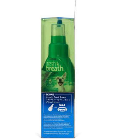 Fresh Breath TropiClean Mouth Care Gel for Dogs & Cats - Brushless Plaque & Tartar Removal - Advanced Whitening - 118ml - Buy Online on GoSupps.com