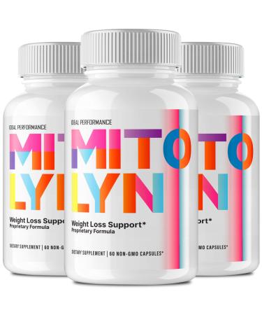 Mitolyn Weight Loss Pills Mitolyn Reviews Advanced Formula - Mitolyn Capsules Dietary Supplement for Maximum Strength All Natural Keto Pills Mitolyn Capsules Mito lyn Pills Reviews (3 Pack)