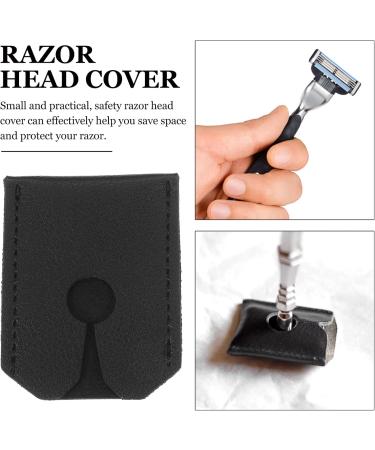 Frcolor Leather Razor Case - Travel Sheath for Straight Razors | Durable PU Storage Container for Barber Essentials - Buy Online on GoSupps.com