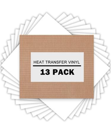 XSEINO HTV Heat Transfer Vinyl for T-Shirts 12x10 -12Pack