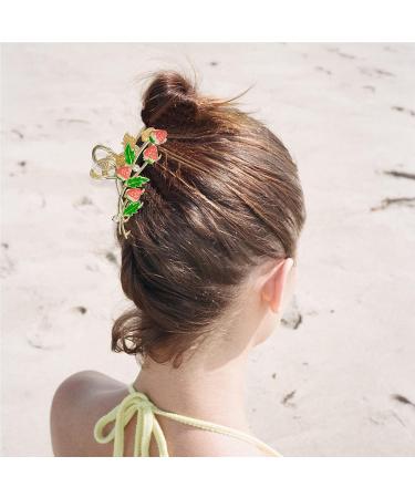 6PCS Butterfly Claw Clips for Women - Non Slip Metal Hair Clips for Thick Hair - Large Strong Clips for Girls - Cute Headwear Gifts - Buy Online on GoSupps.com