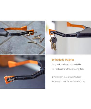 EZPIK 40 Inch Long Reach Grabber Reacher Tool - Heavy Duty Trash Picker Upper with Rotating Head and Magnet - Extended Grabber Pickup Tool - Buy Online on GoSupps.com