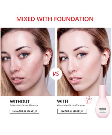 Mysense Watermelon Niacinamide Serum - Brightening Facial Serum for Glowing Skin Smoothness & Makeup Primer (75ml - Buy Online on GoSupps.com
