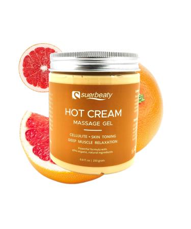 Organic Anti Cellulite Cream Hot Cream for Belly Fat Burner Fat Burning Cream Massage Cream Thighs Slimming Cream Natural Slim Butt Skin Toning Relax Legs Arms Elitzia