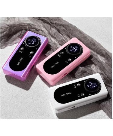 GOSIA Electric Nail Drill with LCD Display Rechargeable Nail Polish Accessories for Gel Nail Polish Sander Pink - Buy Online on GoSupps.com