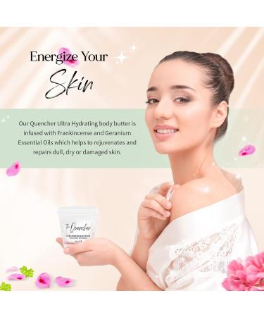 Quencher Ultra Hydrating Body Butter - Moisturizing Lotion for Dry Skin with Shea Butter & Essential Oils | International Shipping - Buy Online on GoSupps.com