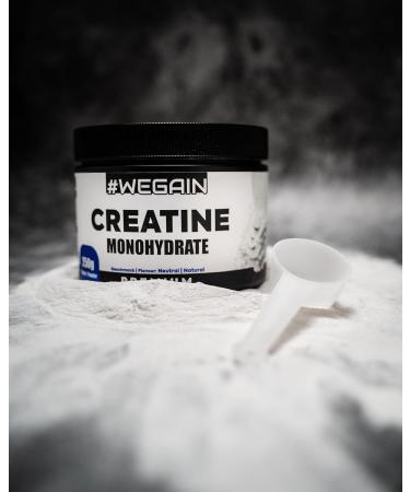 Creatine Monohydrate Powder 250 g Taste-Neutral Premium 200 Mesh Grit Optimal Solubility - Buy Online on GoSupps.com