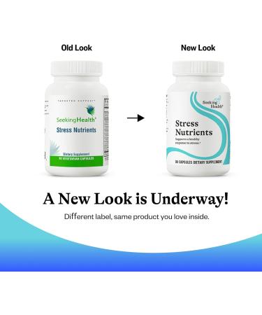 Seeking Health Stress Nutrients Formerly Adrenal Nutrients Adrenal Support Supplement Healthy Cortisol Regulation and Normal Stress Response Support (90 Capsules)* - Buy Online on GoSupps.com