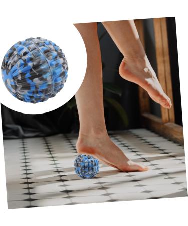 2PCs Fitness Roller & Lacrosse Ball - Plantar Fascia Massage Tool & Ceramic Toothbrush Holder - Foot Massager for Roller & Arch Relief - Camouflage Design - Buy Online on GoSupps.com