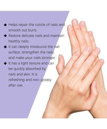 Lavender Nail Oil Natural Nail Serum Nail Care Vitamin E Enriched Conditioner with Lavender Essence Ideal for Travel Cuticle Care - Buy Online on GoSupps.com
