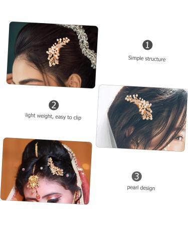FOYTOKI Hair Comb for Women Hair Side Comb for Women Wedding Hair Accessories for Bride Pearl Hair Side Comb Rhinestone Side Comb Decorative Hair Comb Bride Hair Accessories - Buy Online on GoSupps.com