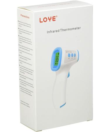 Non-Contact Infrared Forehead Thermometer for Adults & Children - Instant Temperature Check, Accurate Readings, 3-Colour LCD Display - Buy Online on GoSupps.com