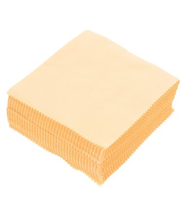 Milisten 100pcs Glasses Cleaning Cloth Lens Wipes for Eyeglasses Honest Wipes Window Cleaner Eye Glass Clean Wipes Glasses Cleaner Lens Clean Cloths Camera Lens Fiber Laptop 17.5x14.5x0.2cm