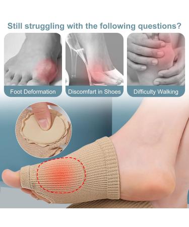 NICENEEDED Toe Spacers Sock - Cushioned Bunion Relief & Foot Protector for Plantar Fasciitis & Hammer Toes | International Shipping Available - Buy Online on GoSupps.com